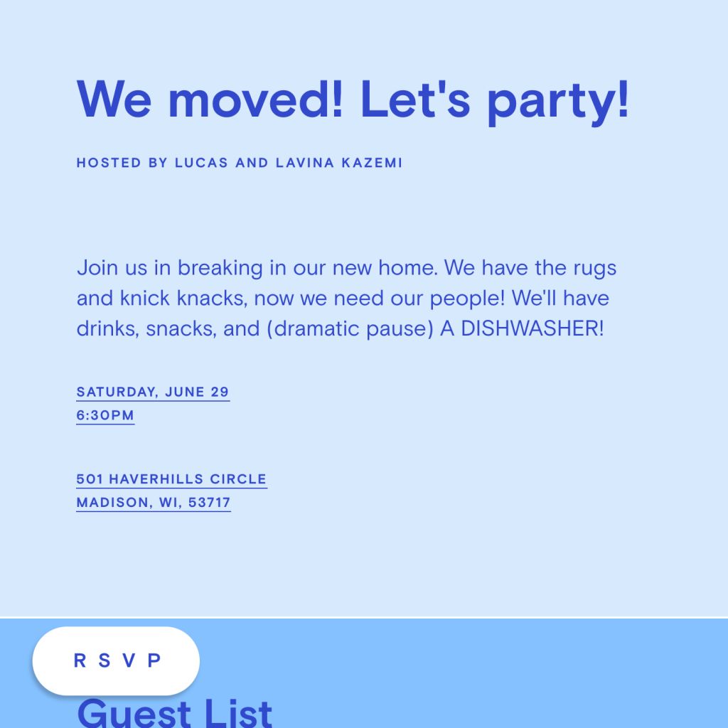 Housewarming party invitations - online at Paperless Post