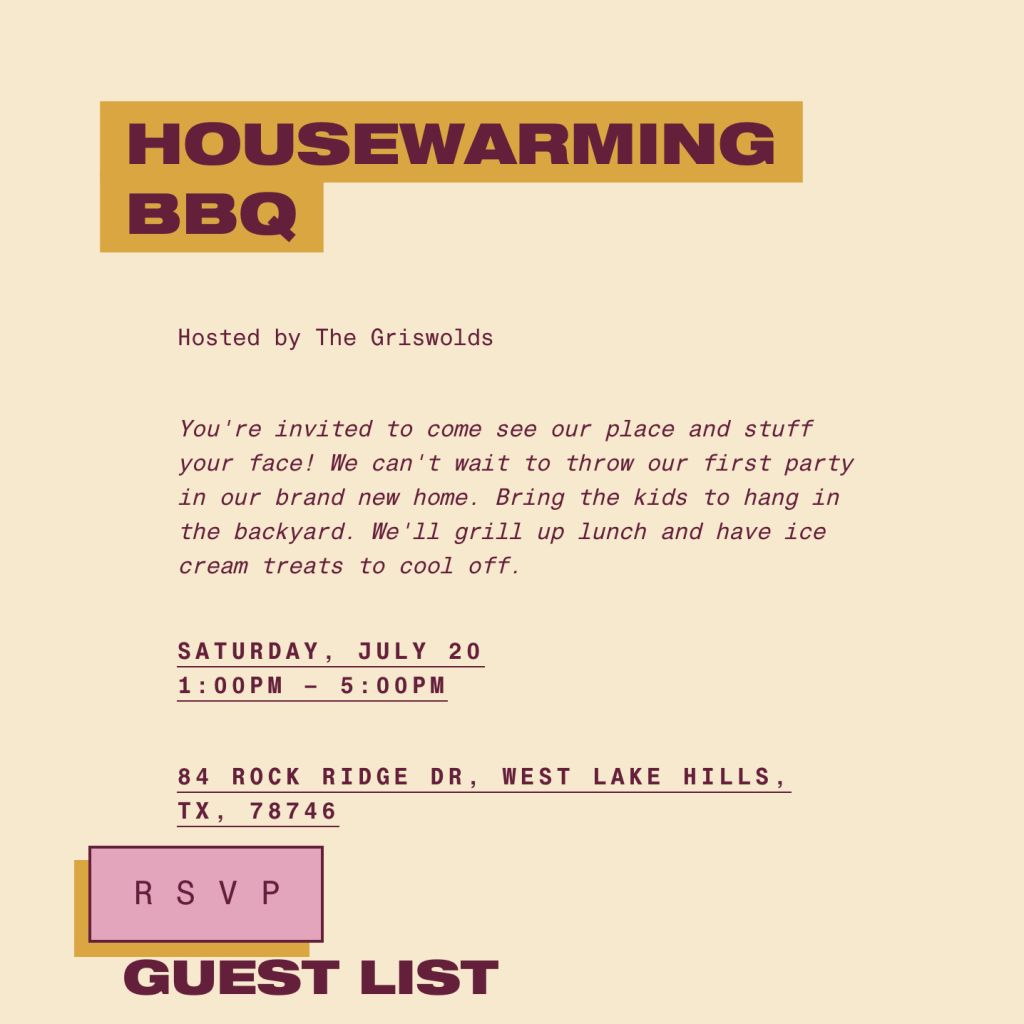 Housewarming party invitations - online at Paperless Post