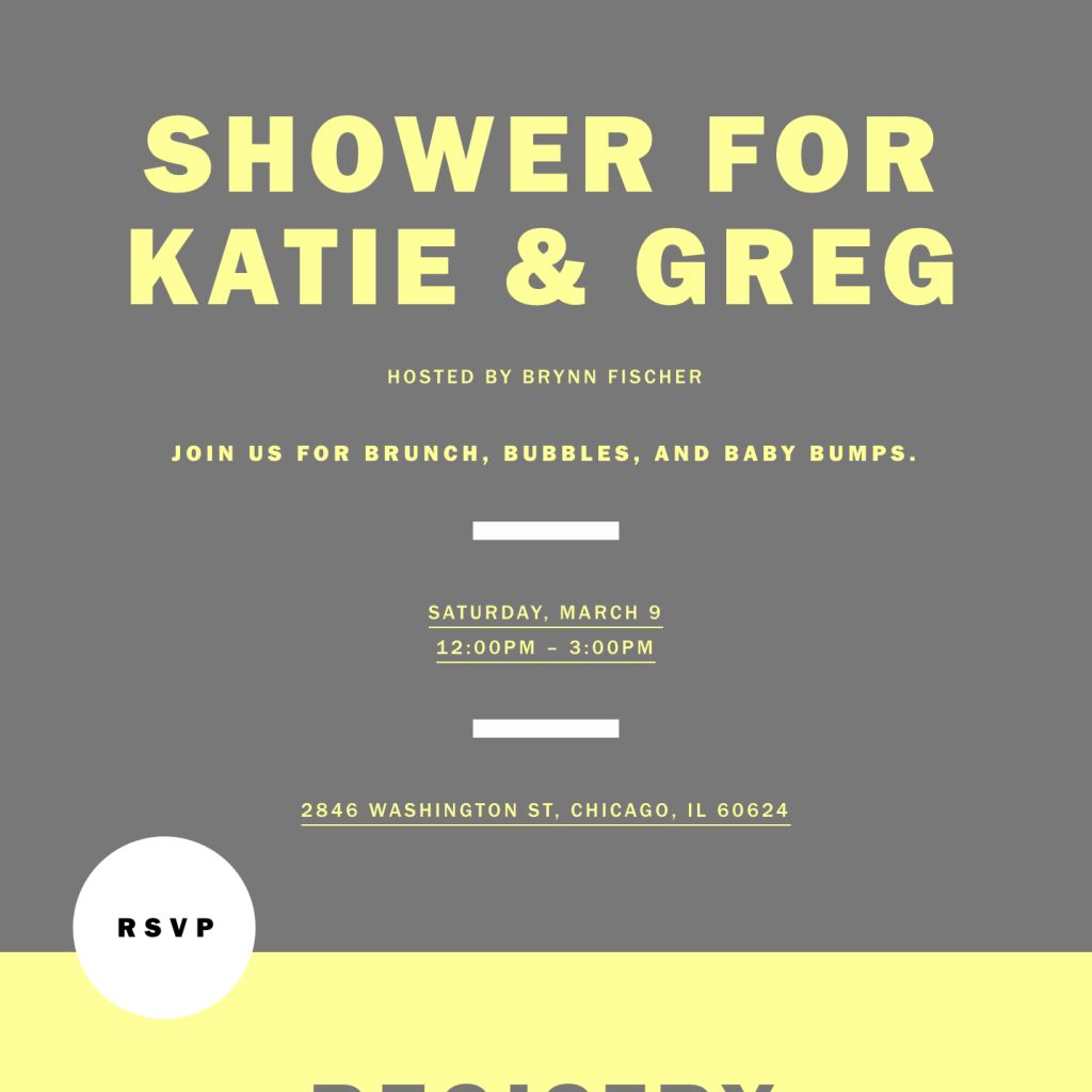 Baby shower invitations online at Paperless Post