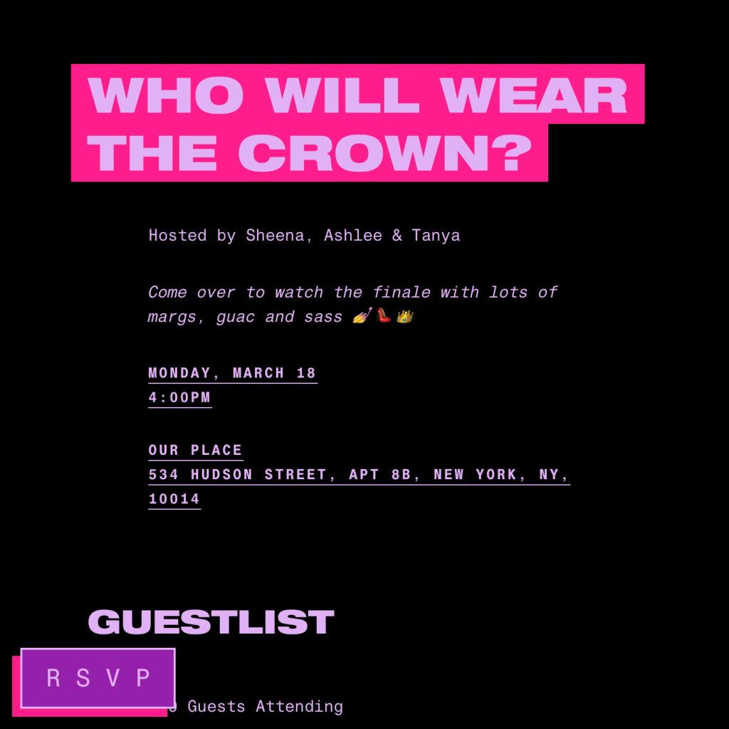 Viewing party invitations online at Paperless Post