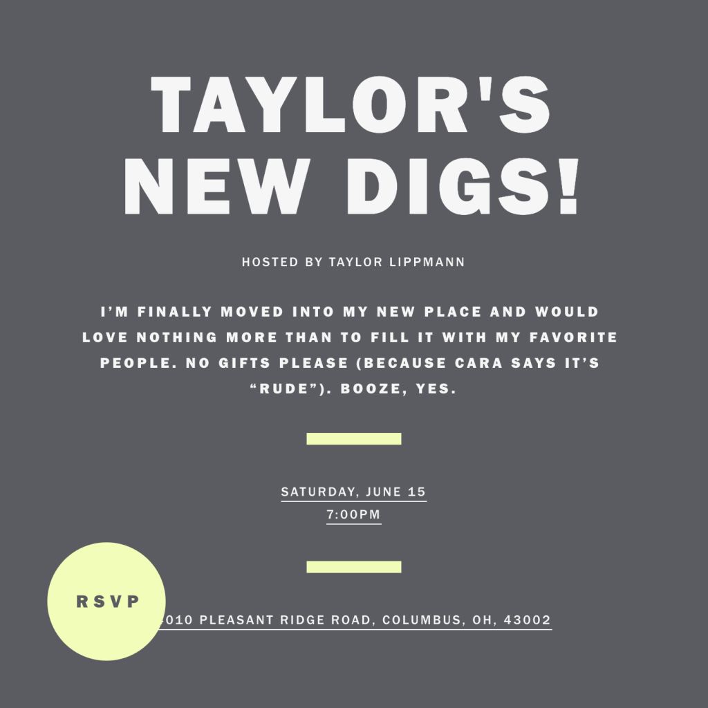 Housewarming party invitations - online at Paperless Post