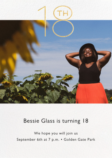 Decade Photo - 18th Birthday Invitation by Paperless Post