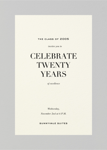 A La Mode - Alumni Event Invitation by Paperless Post