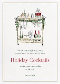 Drink Cart (Riley Sheehey) - Invitation by Dogwood Hill