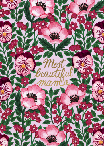 Poppy Days (Lily Odette) - Mother's Day Card by Red Cap Cards