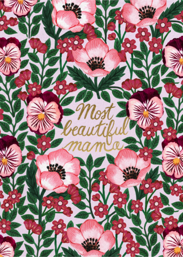 Poppy Days (Lily Odette) - Greeting Card by Red Cap Cards