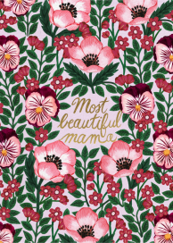 Poppy Days (Lily Odette) - Mother's Day Card by Red Cap Cards