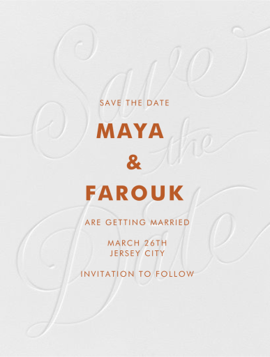 Love Is Grand (Save The Date) - Invitation by Crane & Co.