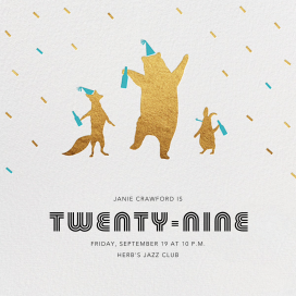 Party Animals - Birthday Invitation by Paperless Post