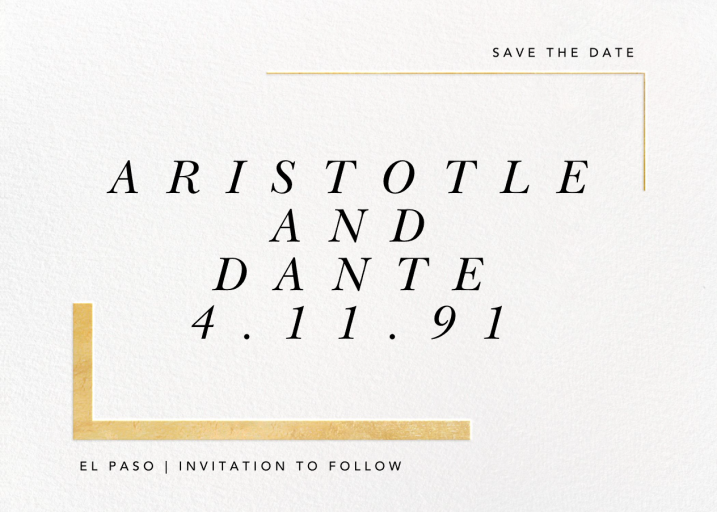 Ando (Save the Date) - Save the Date by Paperless Post