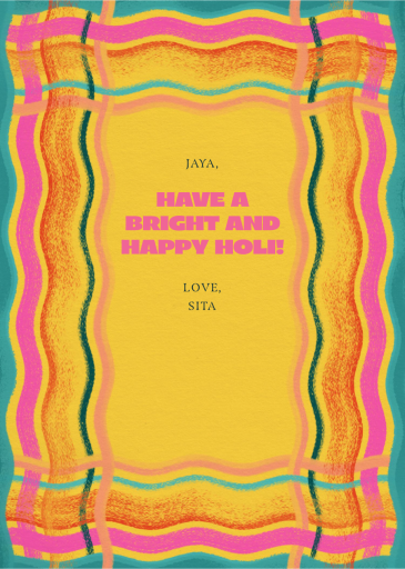 Holi Milan - Holi Card by Paperless Post - Back