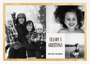 Bordure - Holiday Card by Paperless Post