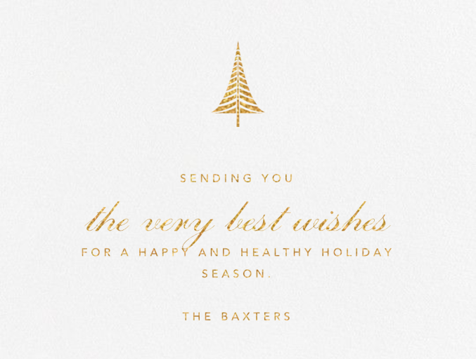 Bethlehem Conifer STD - Holiday Card by Paperless Post