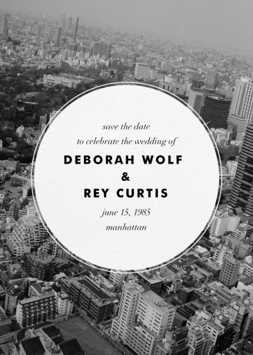 Orbit - Save the Date by Paperless Post