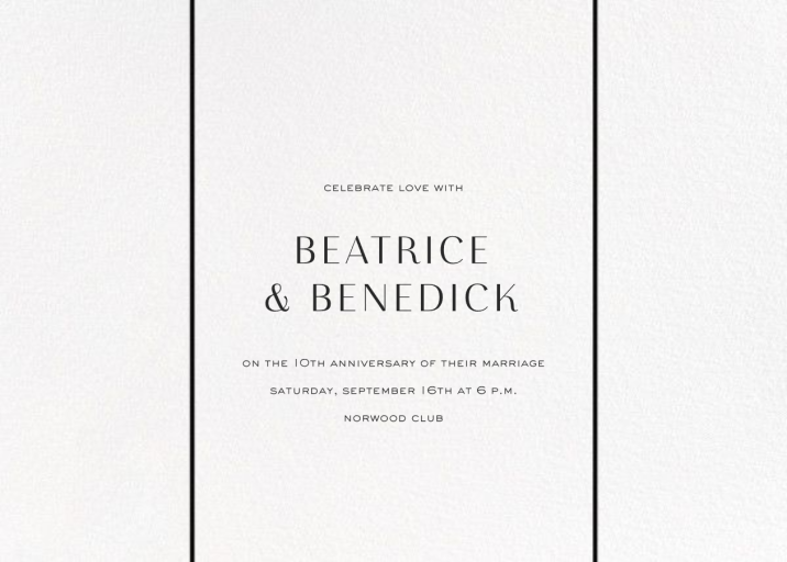 Edenham (Photo) - Celebration Invitation by Liberty - Back