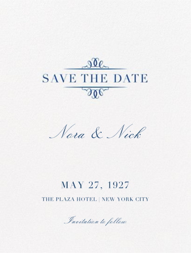 Cheverny (Save The Date) by Crane & Co.