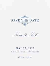 Cheverny (Save The Date) by Crane & Co.