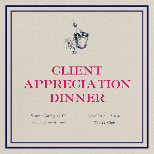 Rue - Corporate Reception Invitation by Paperless Post