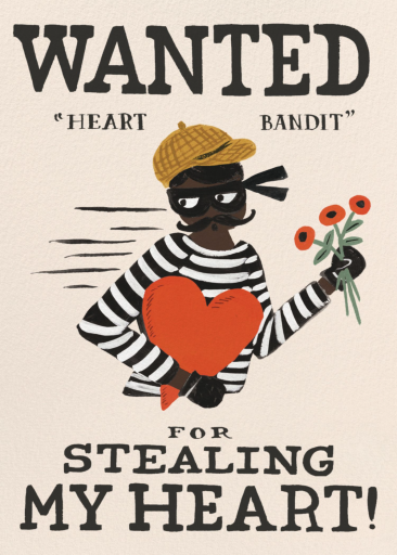 Heart Bandit - Valentine's Day Card by Rifle Paper Co.
