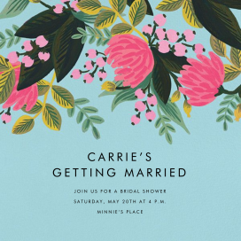 Saigon Blooms (Square) - Bridal Shower Invitation by Rifle Paper Co.