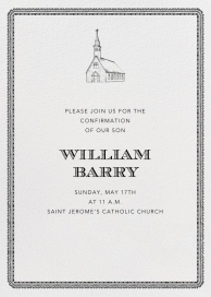 Dashwood Tall - Confirmation Invitation by Paperless Post