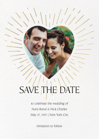 Radiant Love - Save the Date by Paperless Post