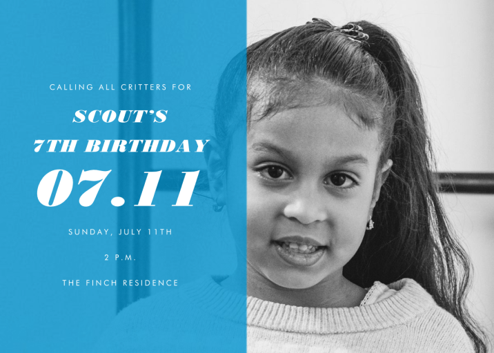 Horizontal Split - Birthday Invitation by Paperless Post