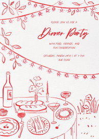 Under the Lights - Dinner Party Invitation by Paperless Post
