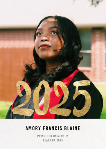 Person of the Year Photo - Graduation Announcement by Paperless Post
