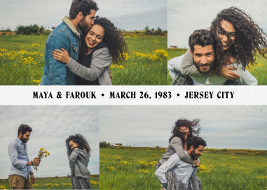 Four Photo Title Card by Paperless Post