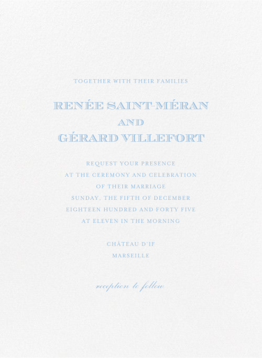 Maidstone - Wedding Invitation by Crane & Co.