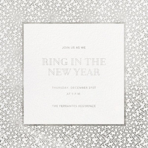 Deco Border - New Year's Eve Invitation by Paperless Post