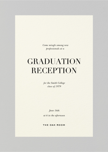 A La Mode - Graduation Party Invitation by Paperless Post