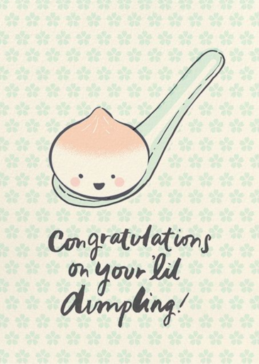 Little Dumpling (Greeting) by Hello!Lucky