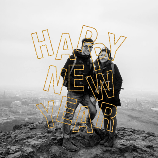 Jubilant Jumble - New Year's Card by Paperless Post