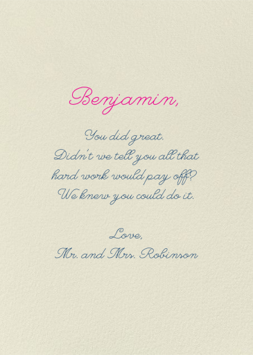 Congrats from Above (Jill Labieniec) by Red Cap Cards - Back