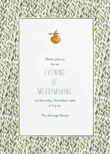 Clementines Under the Tree by Paperless Post