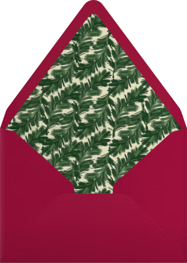 Evergreen - Paperless Post Envelope