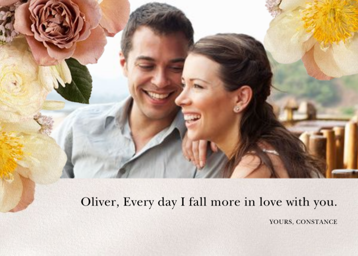 Pluviose Photo - Valentine's Day Card by Putnam & Putnam