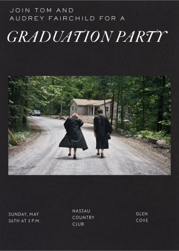 Wide Angle - Graduation Party Invitation by Paperless Post