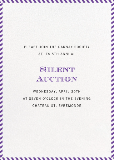 Stripe Border - Business Event Invitation by Paperless Post