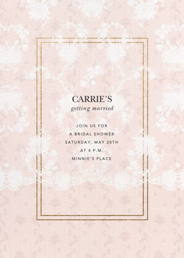 Elisabetta - Bridal Shower Invitation by Brock Collection