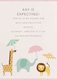 Parasol Parade - Baby Shower Invitation by Meri Meri