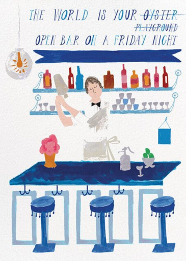 Gimlet for the Grad - Graduation Card by Mr. Boddington's Studio