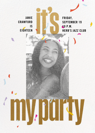 Party Person - Invitation by Paperless Post