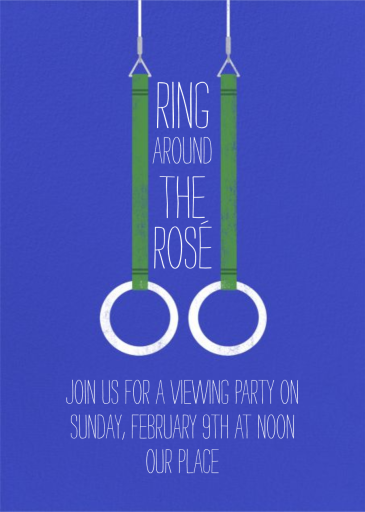 Gymnastic Rings - Get-Together Invitation by Paperless Post