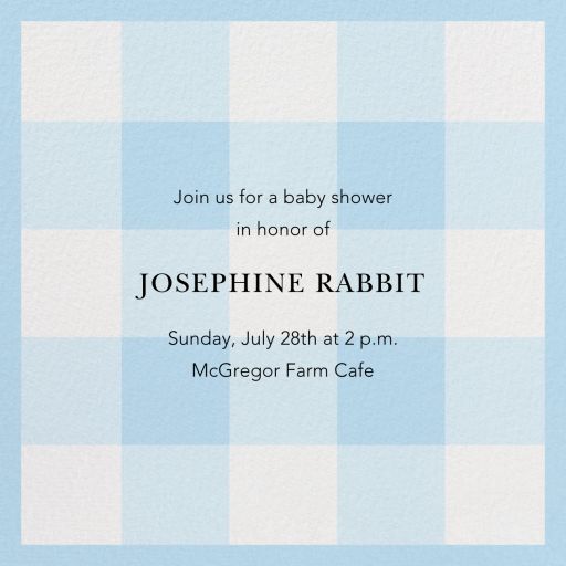 Buffalo Check by Oscar de la Renta