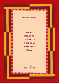 Milla - Garden Party Invitation by Lisa Corti