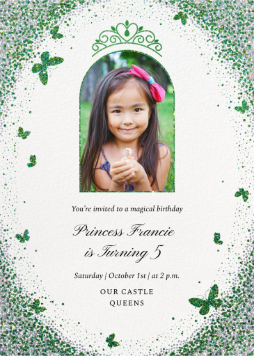 Sparkling Butterfly - Birthday Invitation by Paperless Post