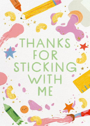 Sticky Desk - Teacher Appreciation Invitation by Paperless Post